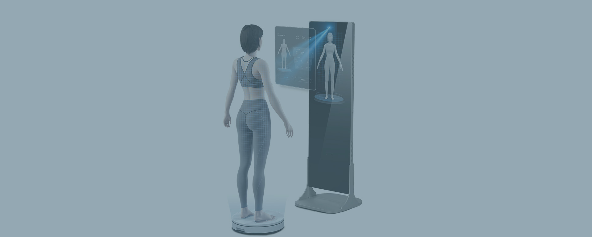 Scanner per la misurazione del corpo 3D iFit Mirror