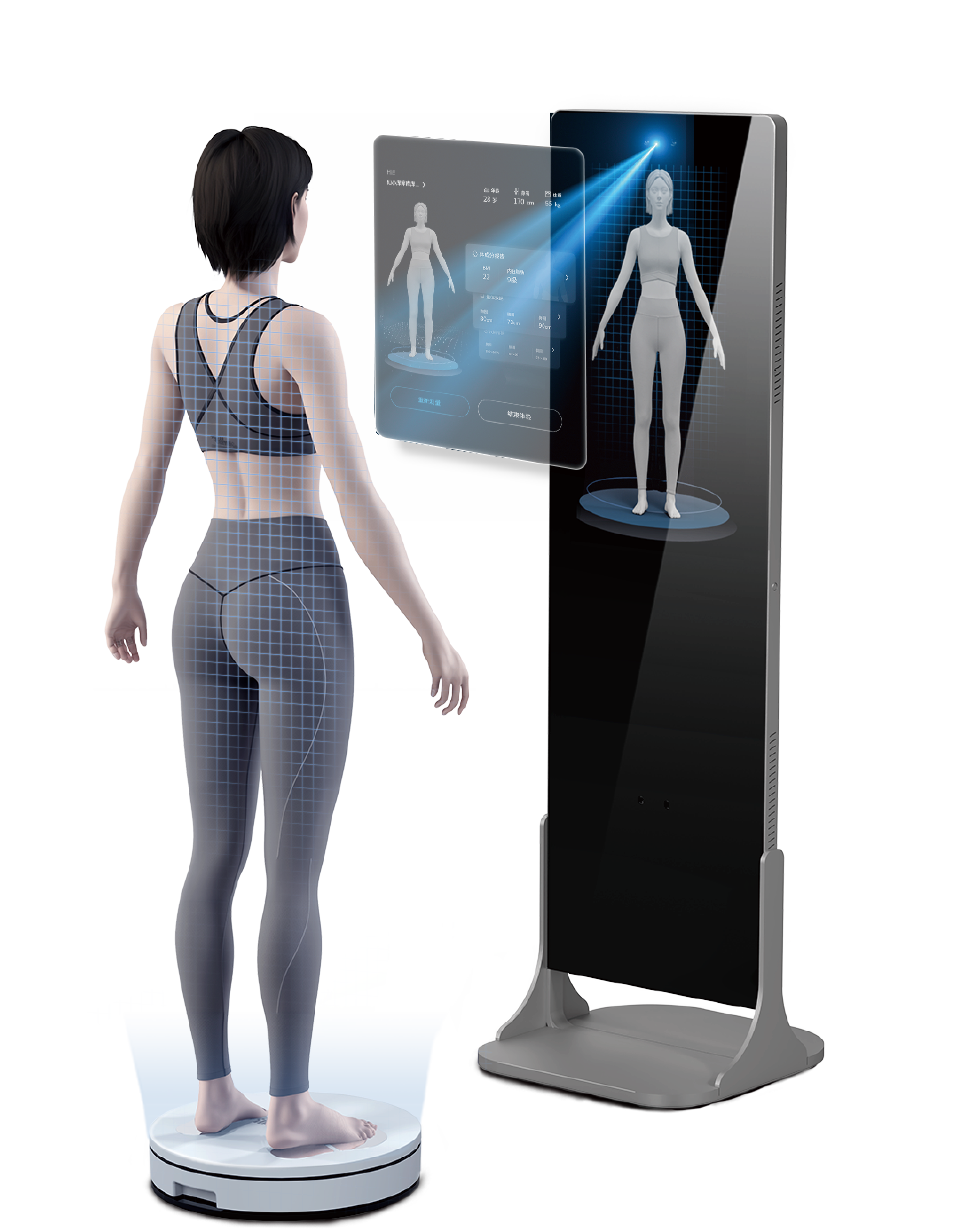 iFit Mirror 3D-Körpermessscanner