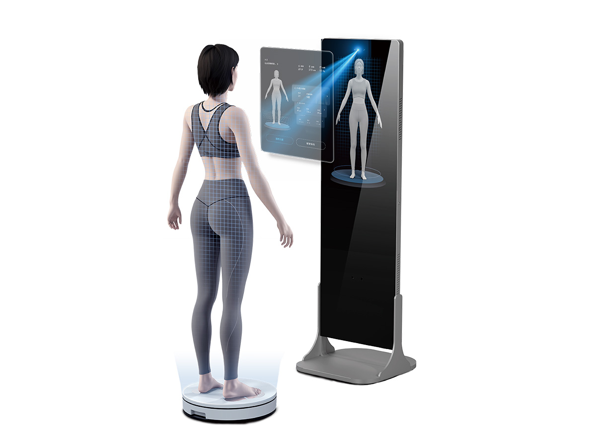 Scanner de medição corporal iFit Mirror 3D